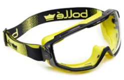 BOLLE GOGGLE UNIVERSAL PC BLANK PLATIN (GEEL)