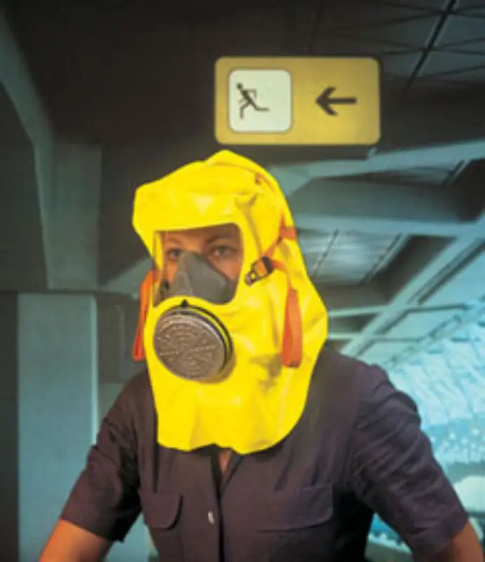 MSA VLUCHTKAP S-CAP IN WANDDOOS - Afbeelding 2