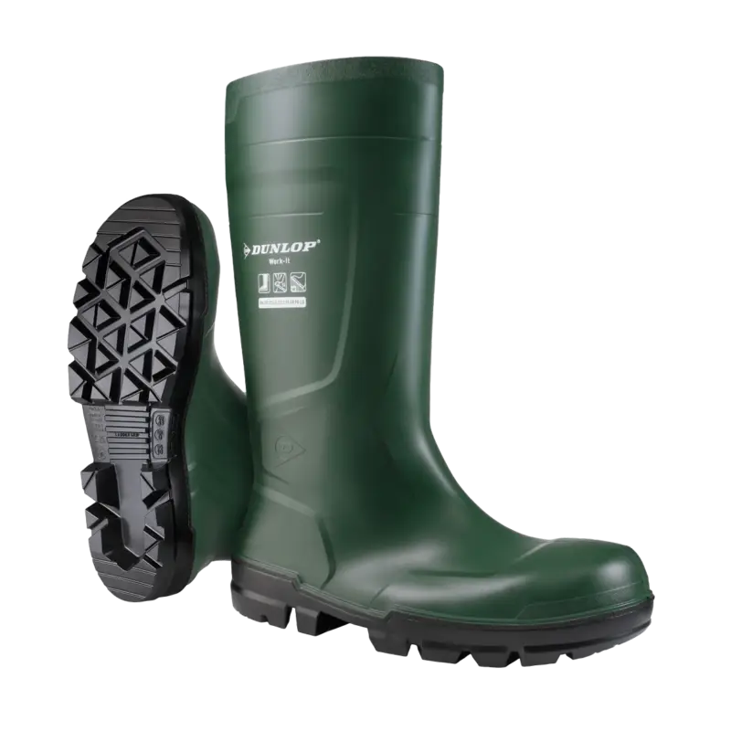 Dunlop LAARS WORK-IT GROEN S5 SR FO LG