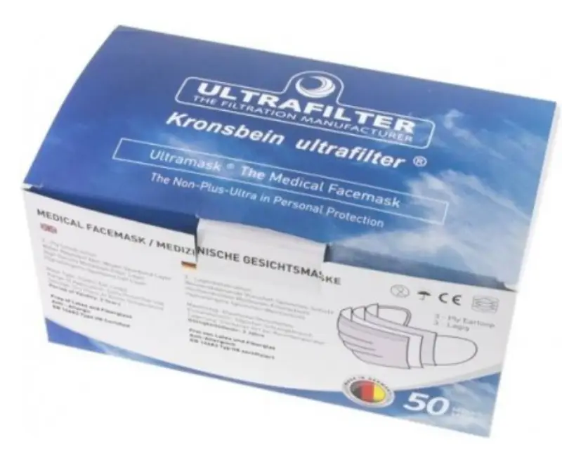 CHIRURGISCH MASKER ULTRAMASK TYPE IIR - Afbeelding 2